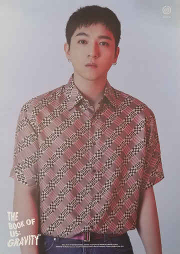 DAY6 5th Mini Album The Book of Us : Gravity Official Poster - Photo Concept Sungjin