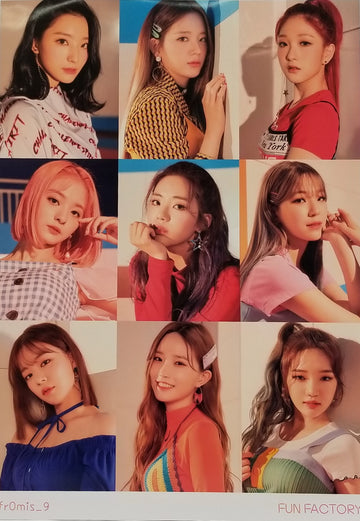 fromis_9 1st Single Album Fun Factory Official Poster  - Photo Concept FACTORY