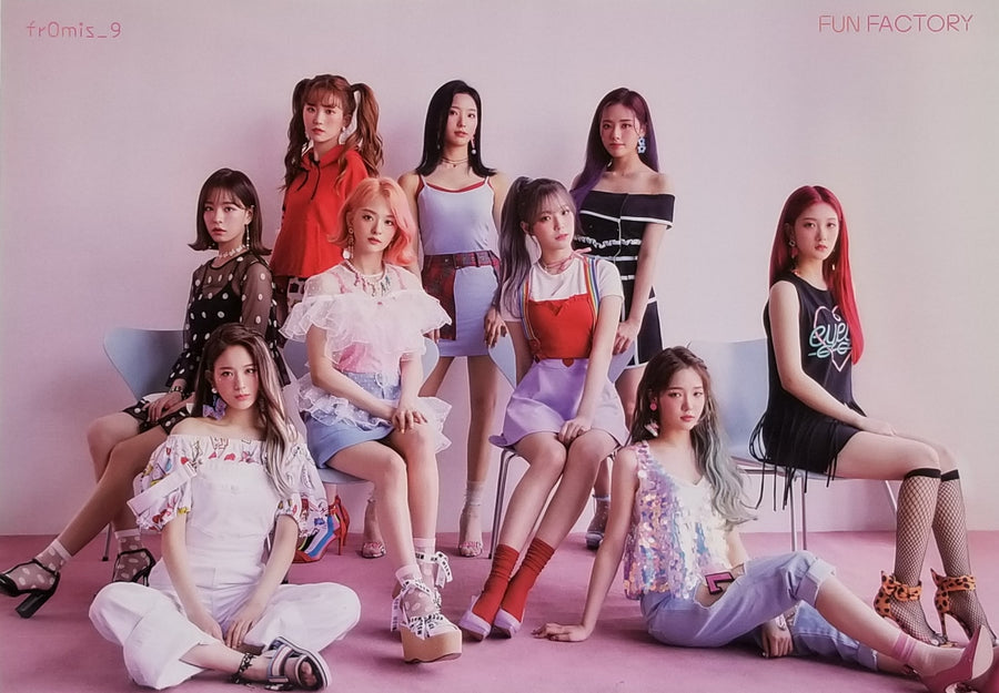 Fromis_9 1st Single Album Fun Factory Official Poster - FUN Version