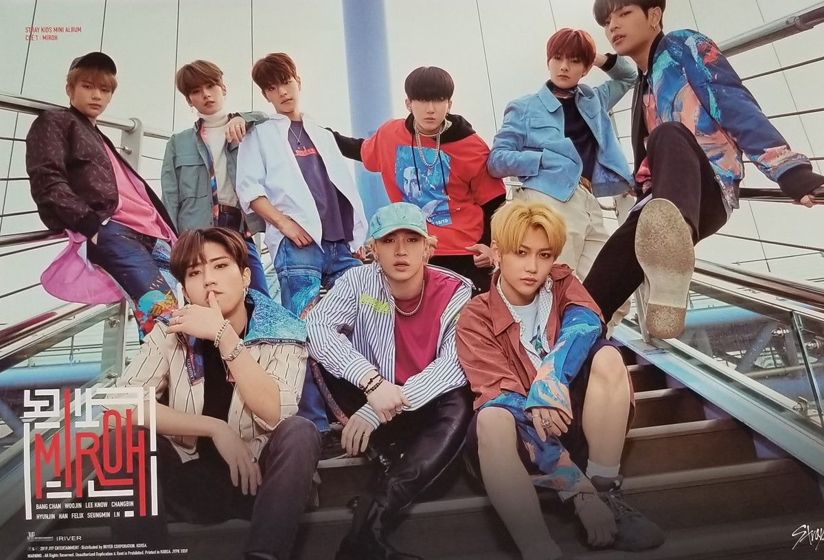 Stray Kids Mini Album CLE 1 : MIROH Official Poster - Photo 