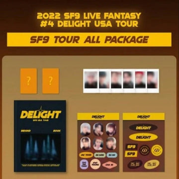SF9 Delight USA Tour Behind Official Merchandise - SF9 Tour All Package