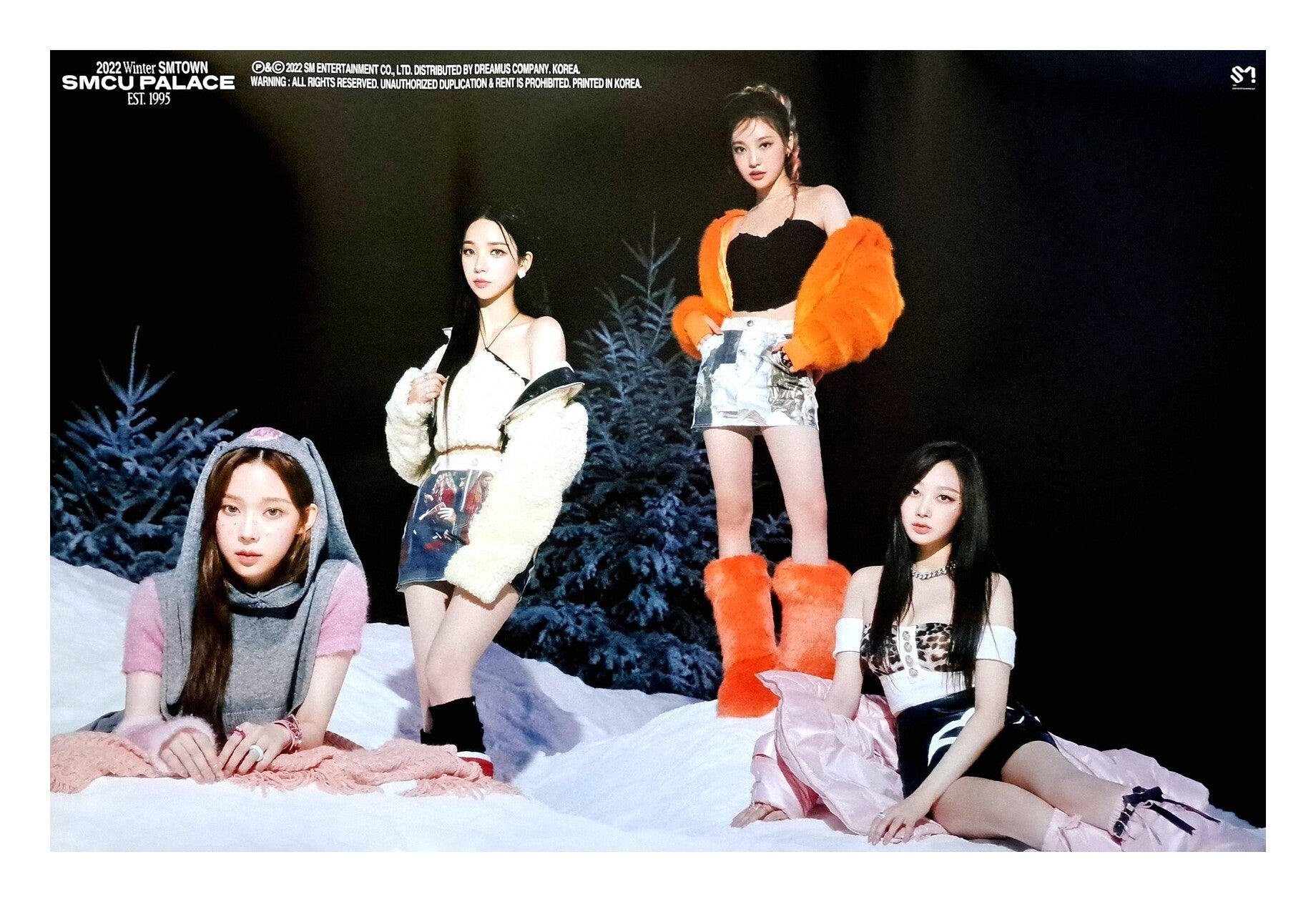 2022 Winter SM Town : SMCU Palace Official Poster - Photo Concept Aespa