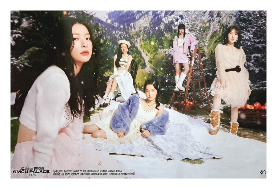 2022 Winter SM Town : SMCU Palace Official Poster - Photo Concept Red Velvet