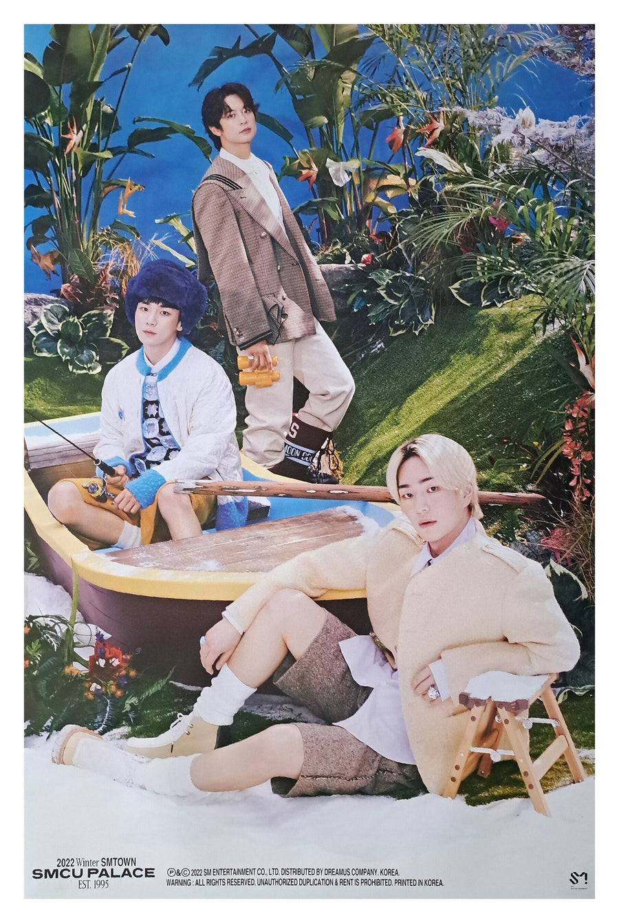 2022 Winter SM Town : SMCU Palace Official Poster - Photo Concept Shinee Onew, Key, Minho
