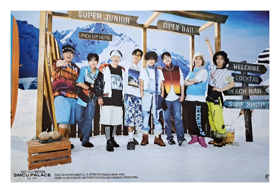 2022 Winter SM Town : SMCU Palace Official Poster - Photo Concept Super Junior