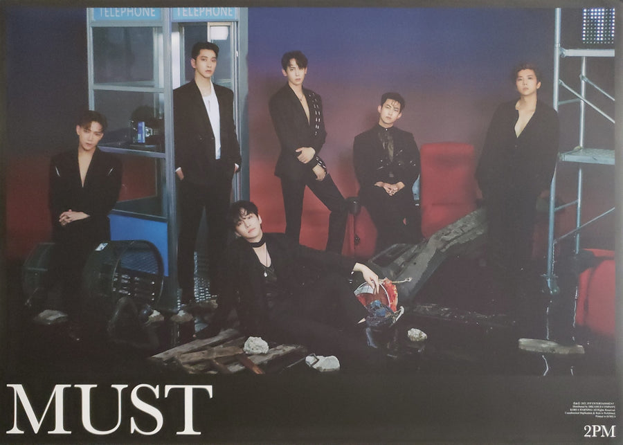 2PM 7TH ALBUM MUST Official Poster - Dark Version