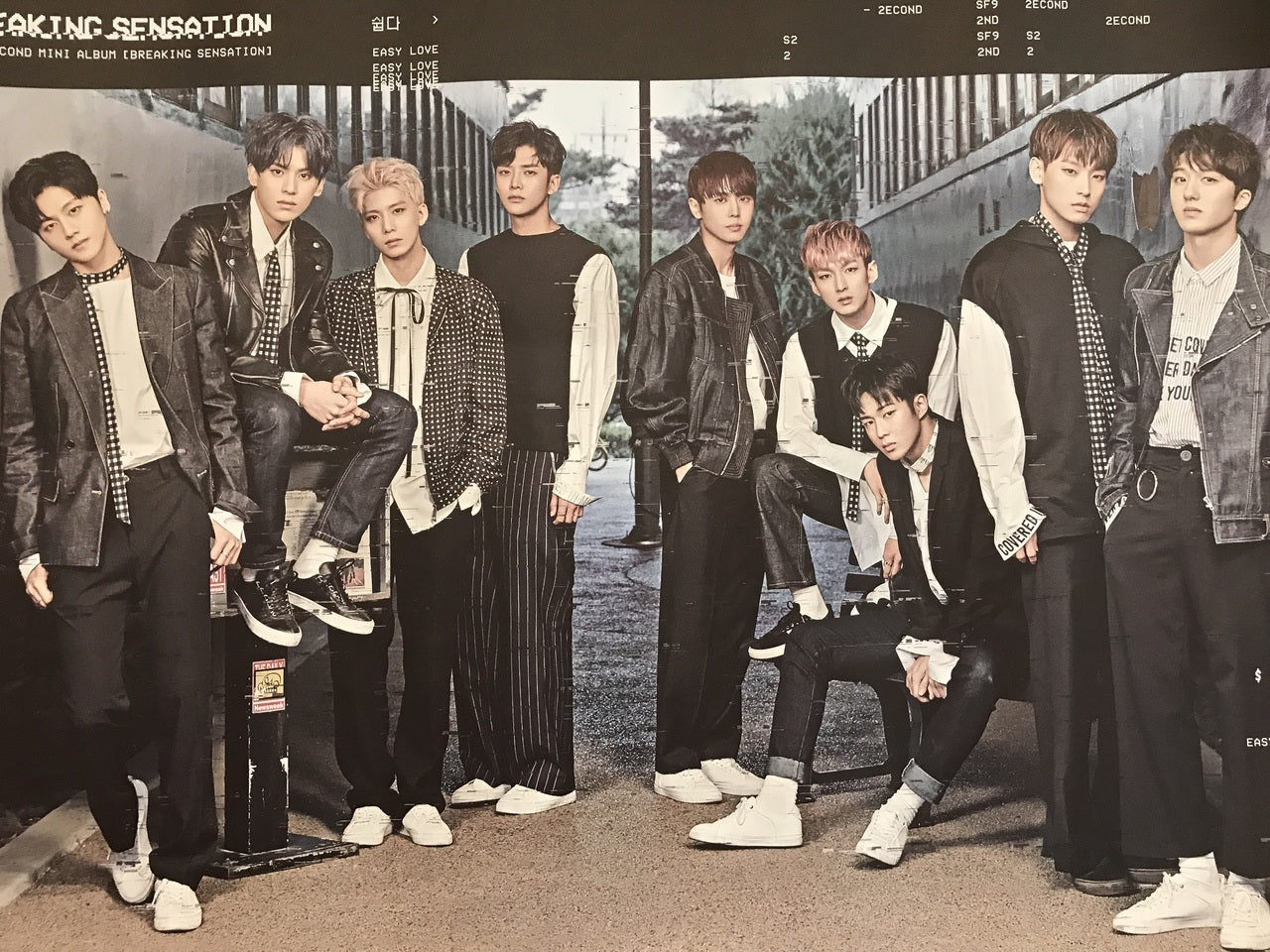 에스에프나인 SF9 - Breaking Sensation UNFOLDED POSTER