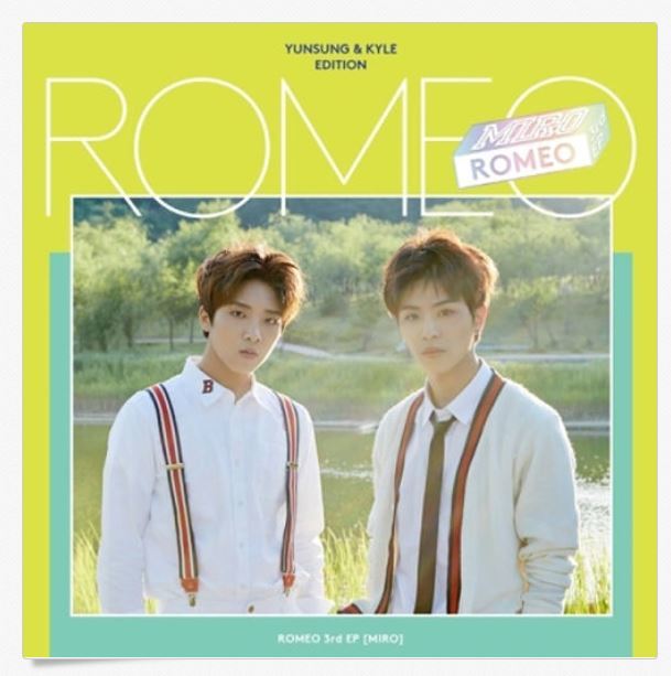 로미오 ROMEO 3rd Mini Album [MIRO] 윤성&카일 YUNSUNG&KYLE Edition CD