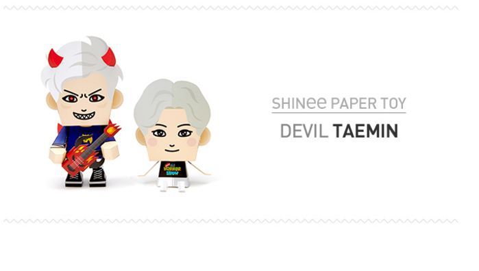 SHINee - Paper Toy Official [SHINee The Horror SHOW] (TAEMIN)