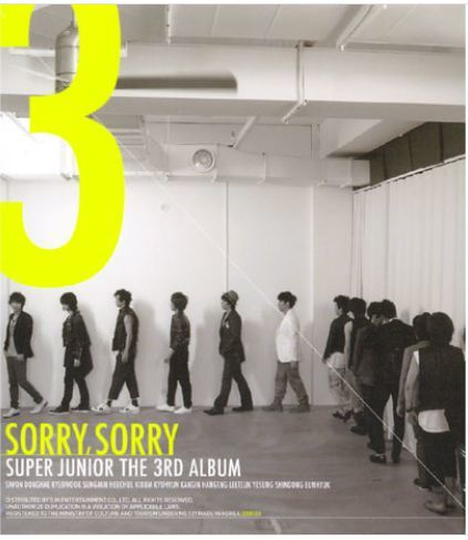 슈퍼주니어 Super Junior  Vol. 3 - Sorry, Sorry  (Version A)