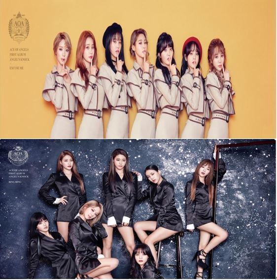 에이오에이 AOA - Angel's Knock UNFOLDED POSTER