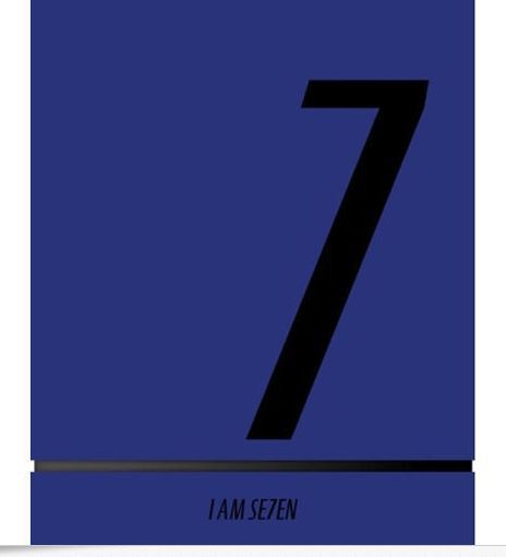 세븐 SEVEN  1ST MINI  ALBUM [ I AM SE7EN ]  