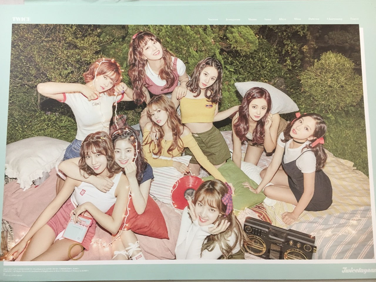 TWICE TWICETAGRAM-MINT COLOR POSTER   
