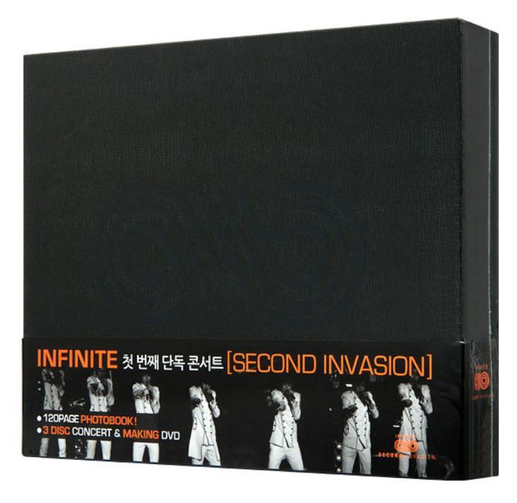 인피니트 Infinite - Infinite [Second Invasion] 1st Concert Live in Seoul (3DVD + Photobook) (Korea Version)