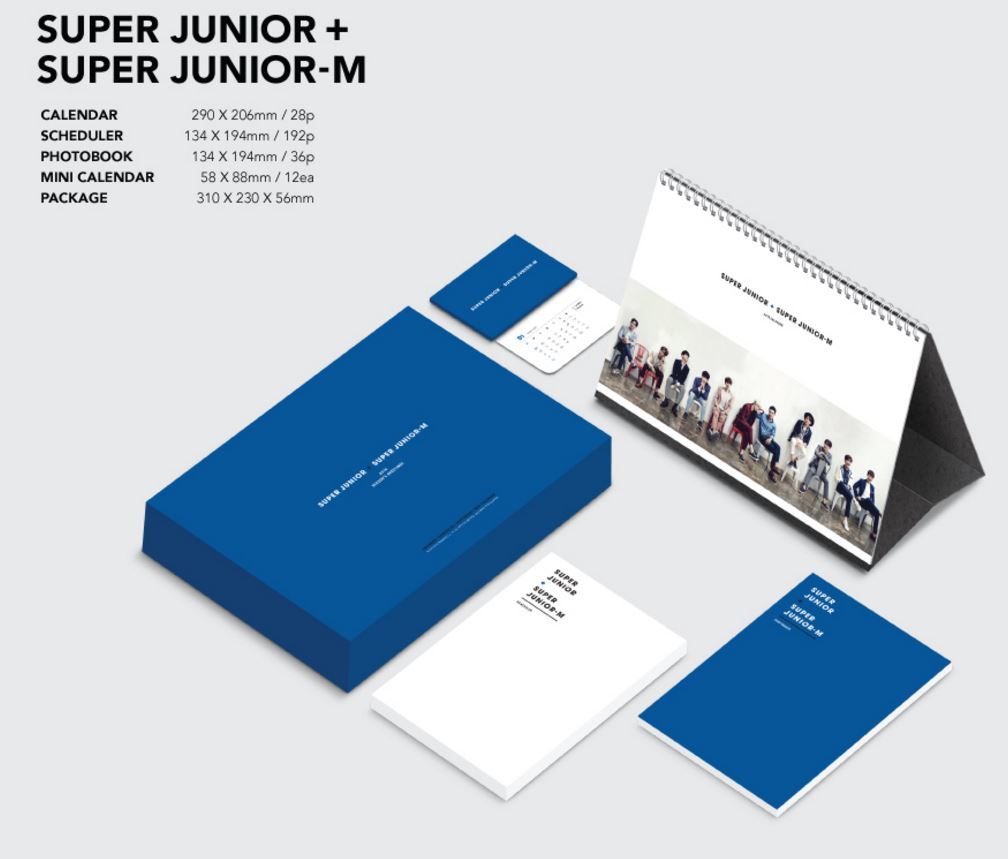 슈퍼주니어 + 슈퍼주니어-M Super Junior + Super Junior M - 2016 SEASON GREETING