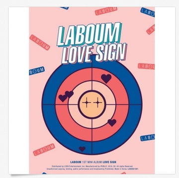   라붐 LABOUM - [LOVE SIGN] 1ST MINI ALBUM CD