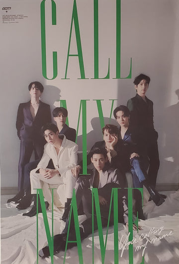 GOT7 10th Mini Album Call My Name Official Poster - Photo Concept C