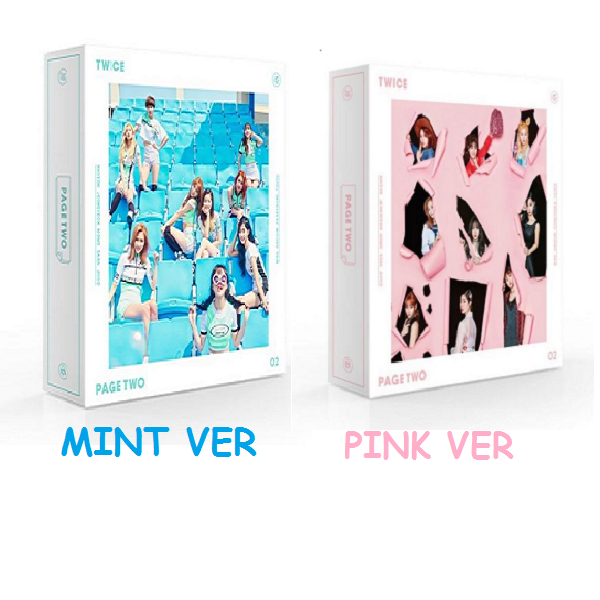  트와이스 TWICE -  2ND Mini Album  [PAGE TWO] MINT/PINK Version