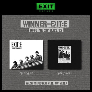 WINNER - Mini Album Vol.1 [EXIT : E] W Version