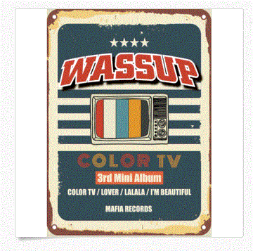 와썹 Wa$$up WaSSup - COLOR TV (3rd Mini Album)