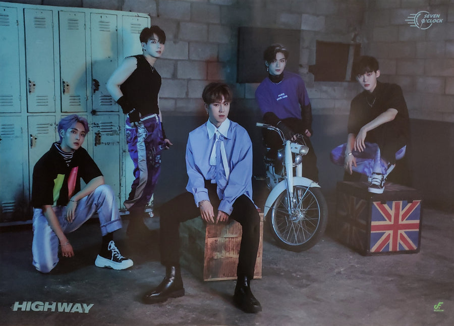 Seven O'Clock 5th Project Album HIGHWAY Official Poster - Photo Concept 1