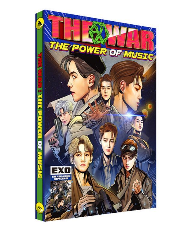 엑소EXO 4TH ALBUM REPACKAGE - THE WAR (THE POWER OF MUSIC) (KOREAN VERSION) 