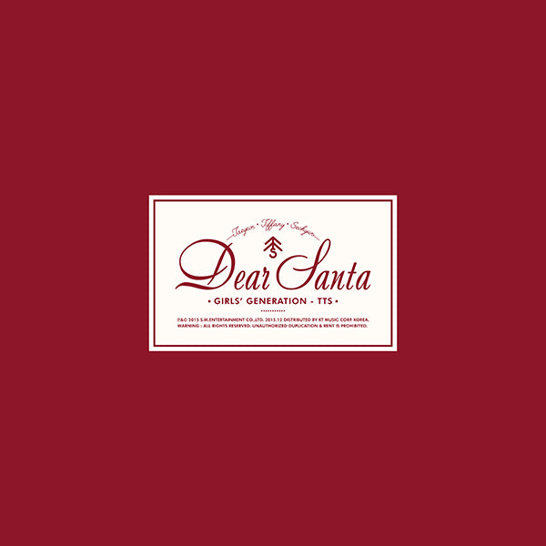 소녀시대 - 태티서 Girls` Generation : TTS - Christmas Special Album [Dear Santa]