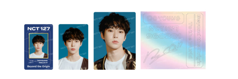 DOYOUNG+JUNGWOO set! NCT127 STICKER ALBUM SEOUL CITY ver.+