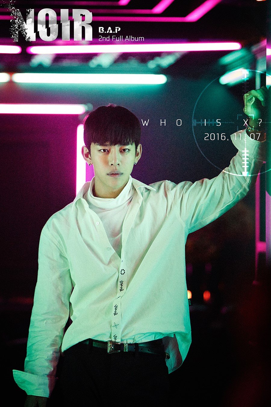 B.A.P 2nd Album Noir Official Poster - Limited Edition Member