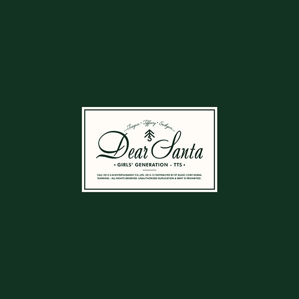 소녀시대 - 태티서 Girls` Generation : TTS - Christmas Special Album [Dear Santa]