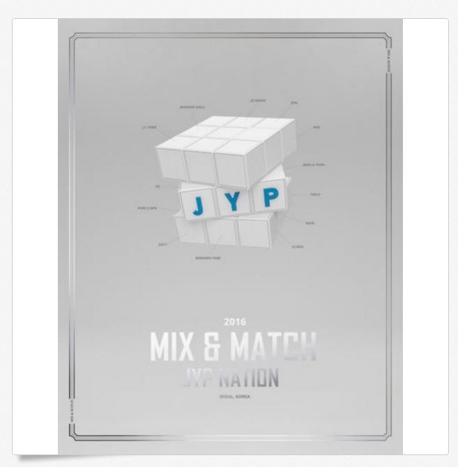   JYP NATION Korea 2016 Mix and Match Photobook