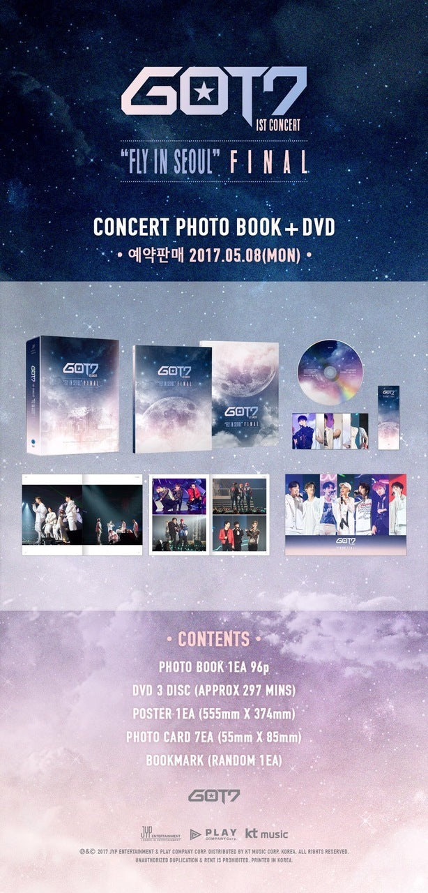  갓세븐GOT7 1st CONCERT   “FLY IN SEOUL” FINAL DVD