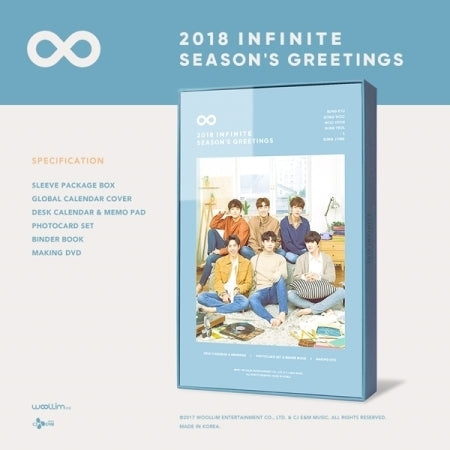  [Pre-Order]인피니트]INFINITE - 2018 SEASON&#39;S GREETINGS Full Set