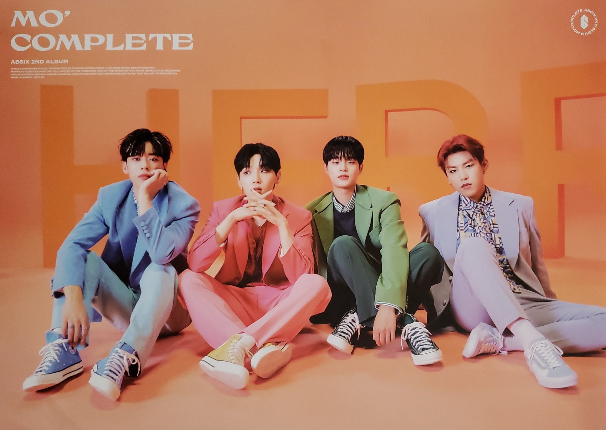 AB6IX 2nd Album Mo&#39;Complete Official Poster - Photo Concept S