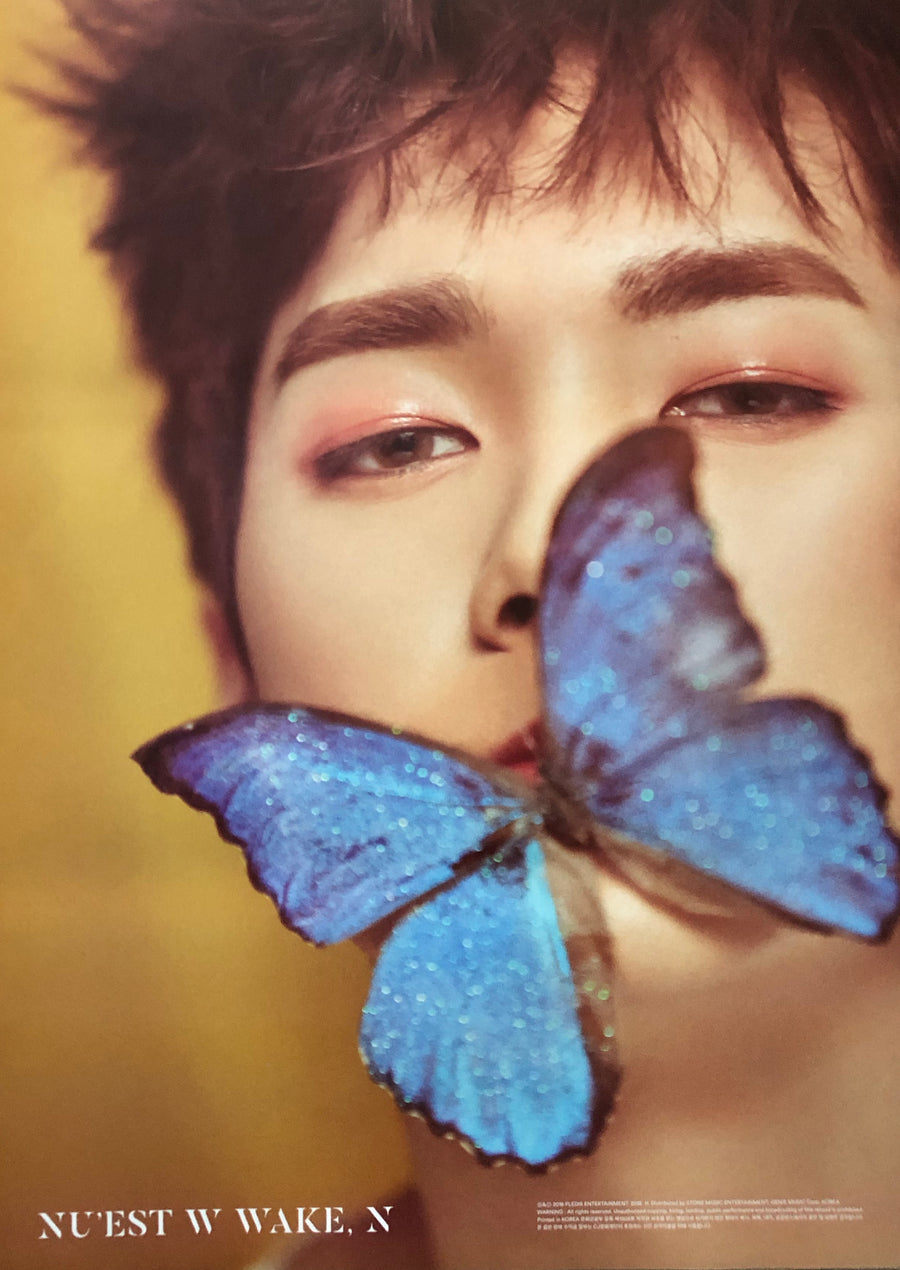 NU'EST W 3rd Mini Album Wake,N Official Poster - Photo Concept Aron