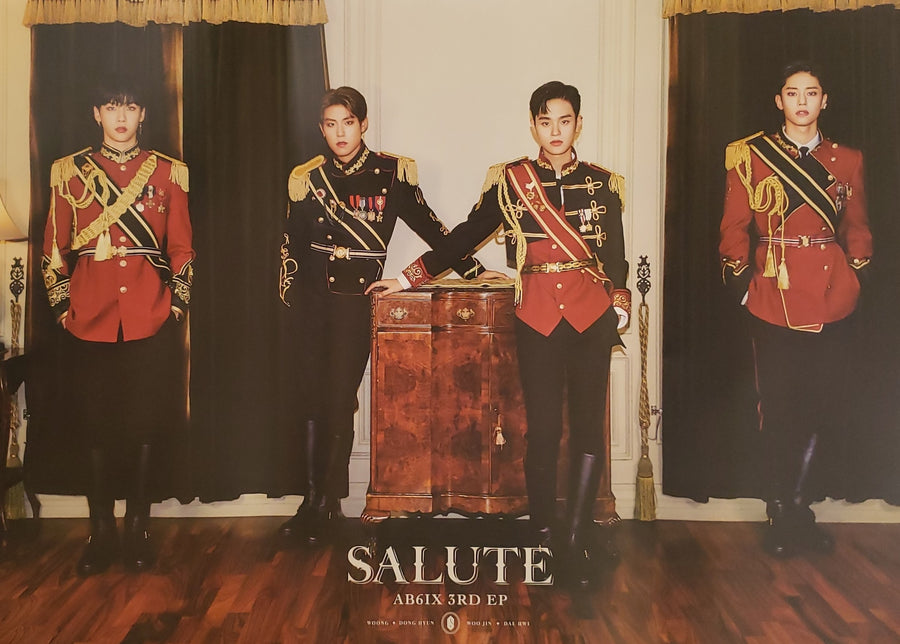 AB6IX 3rd Mini Album SALUTE Official Poster - Photo Concept Loyal