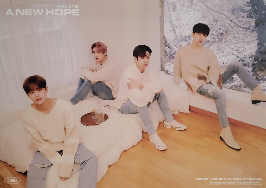 AB6IX 3rd EP Repackage Album SALUTE : A NEW HOPE Official Poster - Photo Concept Hope