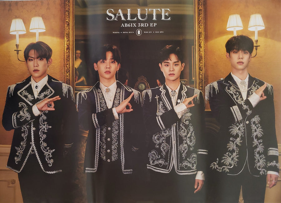 AB6IX 3rd Mini Album SALUTE Official Poster - Photo Concept Royal