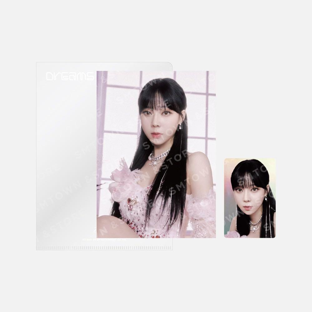 Aespa Dreams Come True - Postcard + Hologram Photocard Set