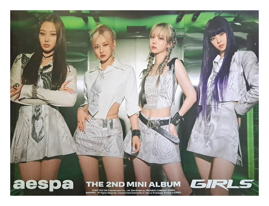 Aespa 2nd Mini Album Girls (Digipack Ver.) Official Poster - Photo Concept 1