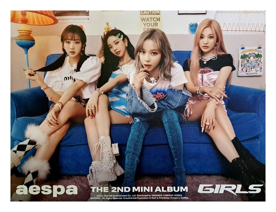 Aespa 2nd Mini Album Girls (Real World Ver.) Official Poster - Photo Concept 2