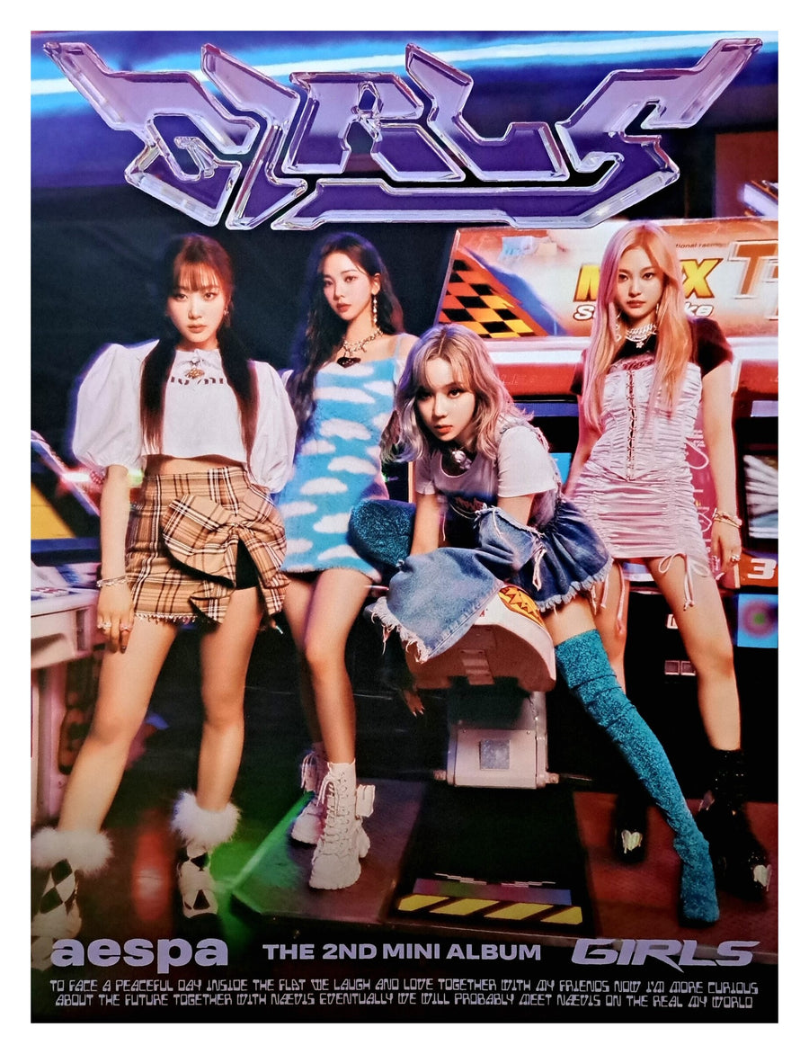 Aespa 2nd Mini Album Girls (Real World Ver.) Official Poster - Photo Concept 1