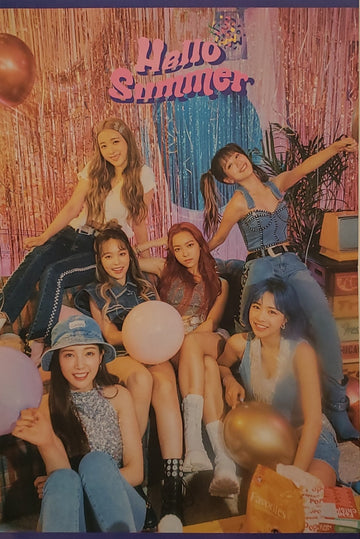 APRIL Summer Special Album Hello Summer Official Poster - Night Version