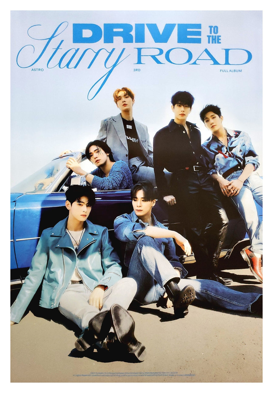 Astro 3rd Album Drive to the Starry Road Official Poster - Photo Concept Drive