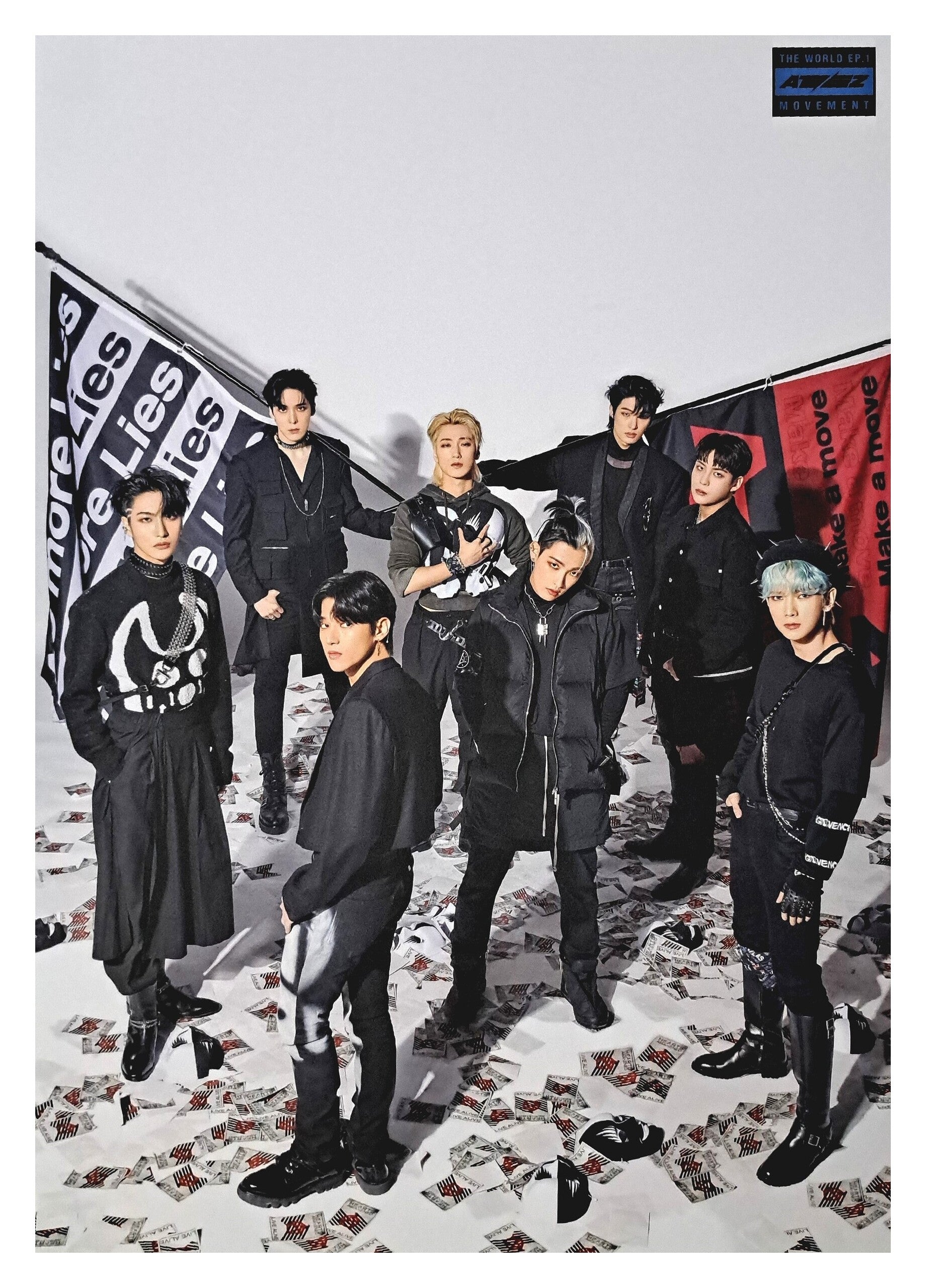 Ateez Album The World Ep.1 : Movement Official Poster - Photo Concept A