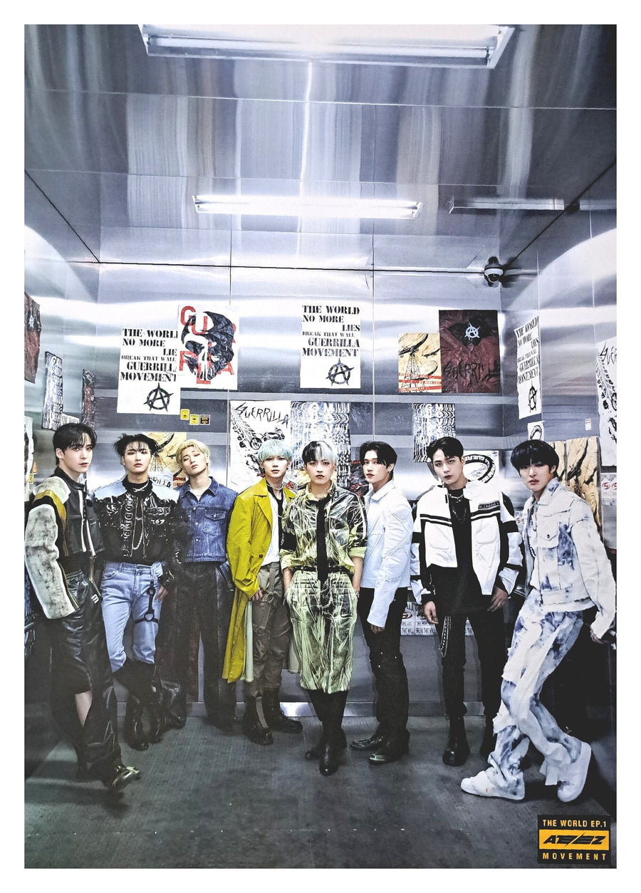 Ateez Album The World Ep.1 : Movement Official Poster - Photo Concept Diary