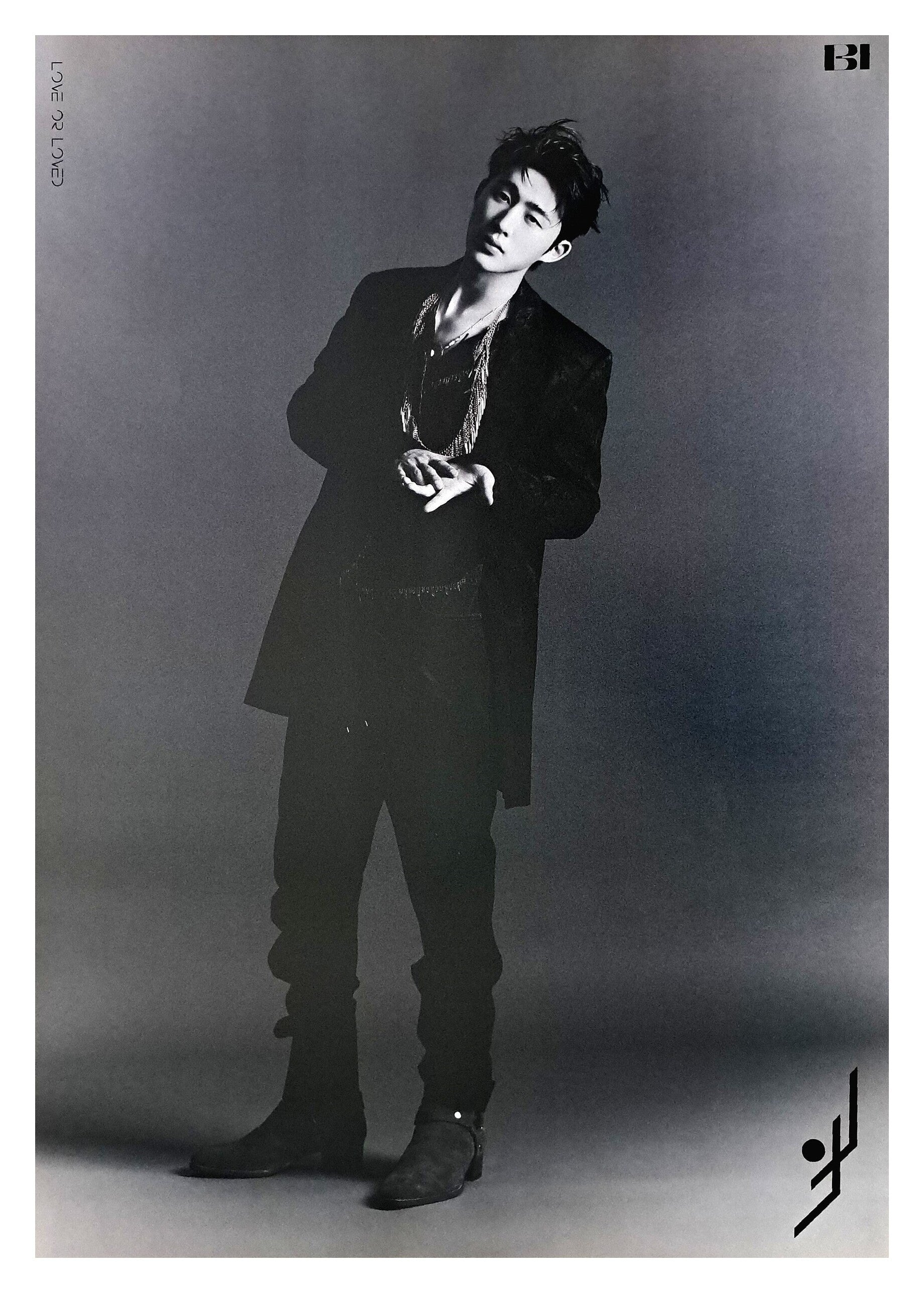 B.I Album Love or Loved Part.1 Official Poster - Photo Concept Card Pack
