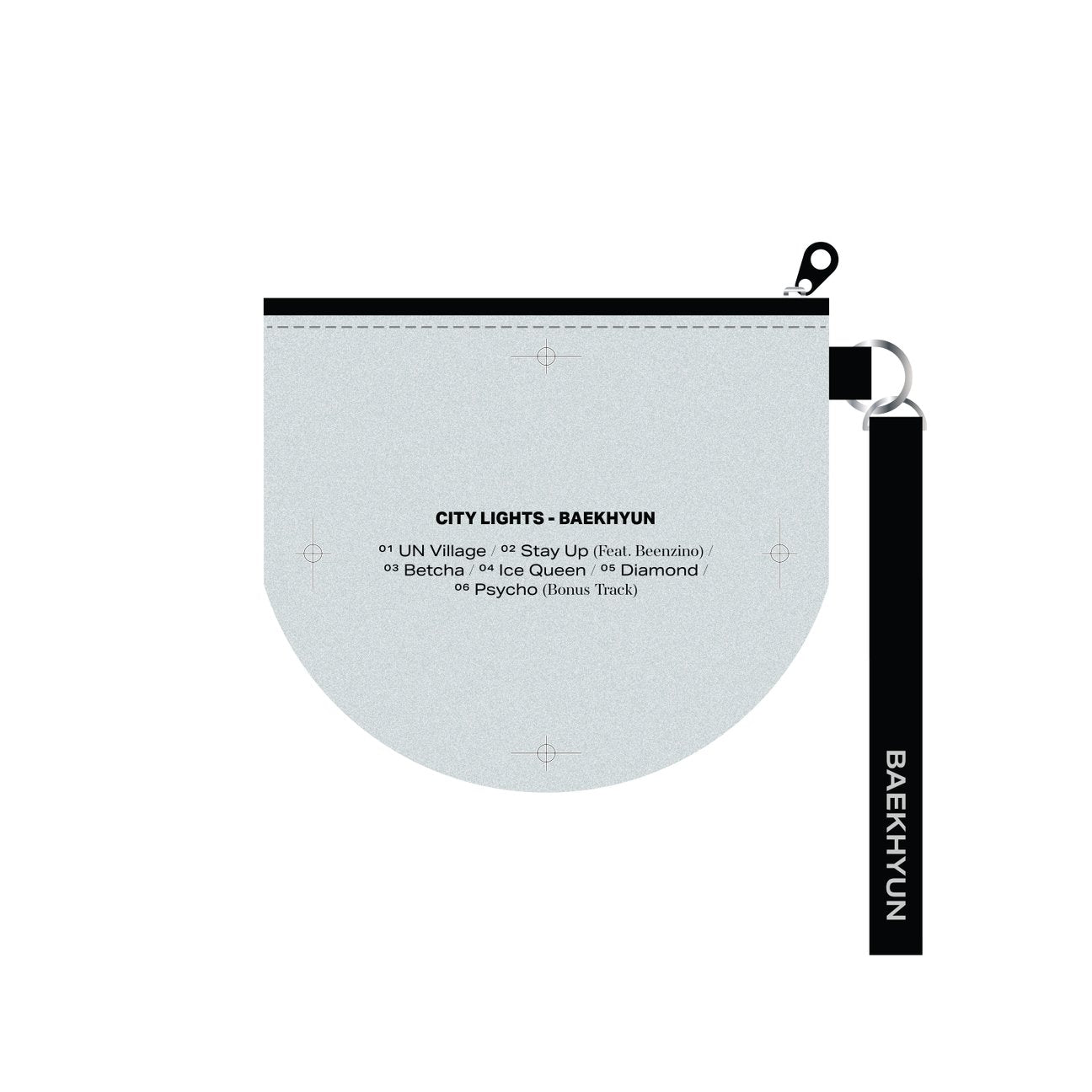 Baekhyun &#39;City Lights&#39; PU leather Mini Pouch