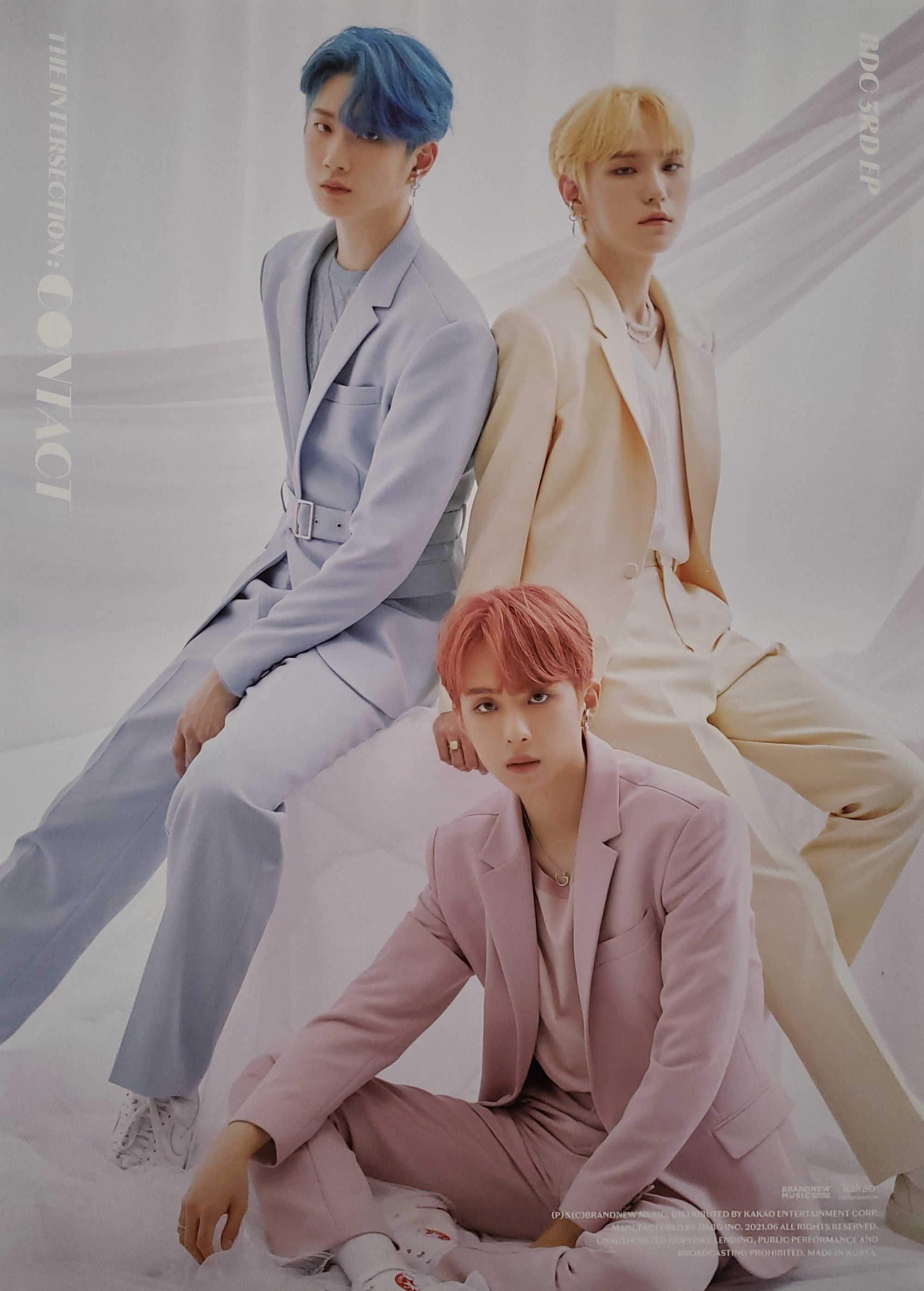 BDC 3rd Mini Album The Intersection: Contact (Photobook Ver) Official Poster - Photo Concept Element
