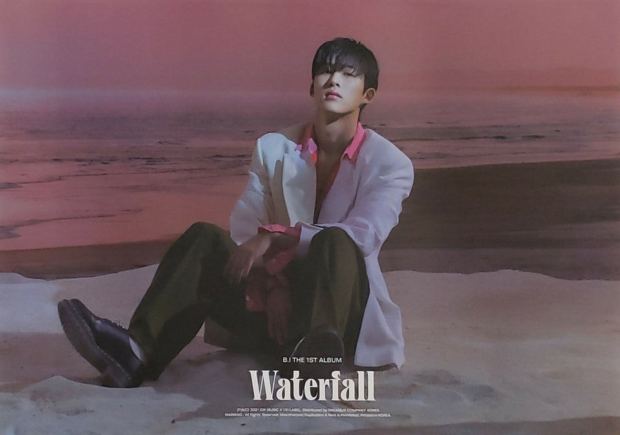 B.I 1ST FULL ALBUM WATERFALL Official Poster - Waterfall Version